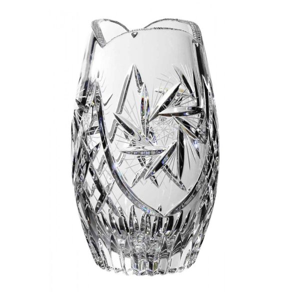 Victoria * Ólomkristály Hordó váza 18 cm (Tur11120)