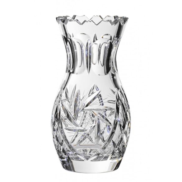Victoria * Ólomkristály Tulipán váza 18 cm (Tur11125)
