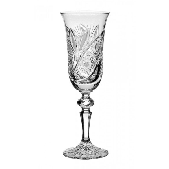 Liliom * Ólomkristály Pezsgős pohár 150 ml (L11607)