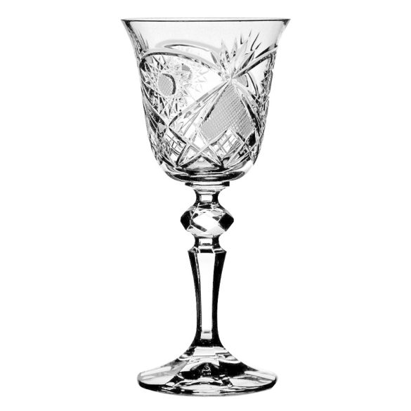 Kőszeg * Ólomkristály Nagy boros pohár 220 ml (L12305)