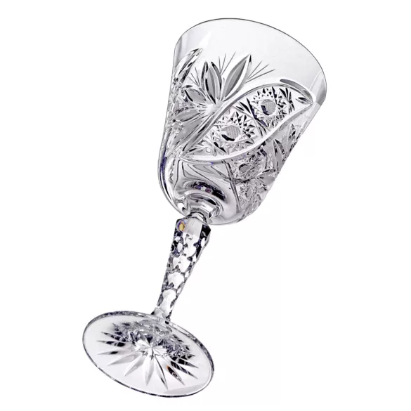 Liliom * Ólomkristály Nagy boros pohár 250 ml (Su14505)