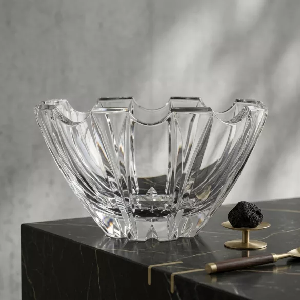 Modern * Ólomkristály Ovál tál 21 cm (15018)