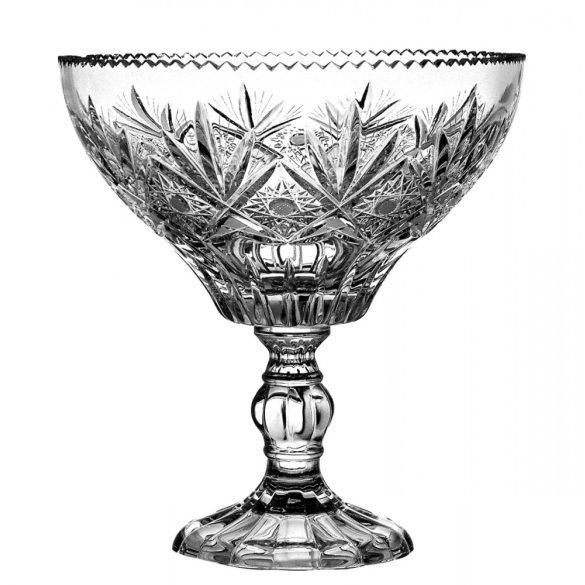 Laura * Ólomkristály Gyümölcsös tál talppal 21,7 cm (16317)