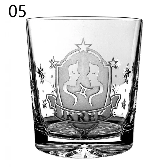 Other Goods * Kristály Horoszkópos whiskys pohár 300 ml (Tos17021)