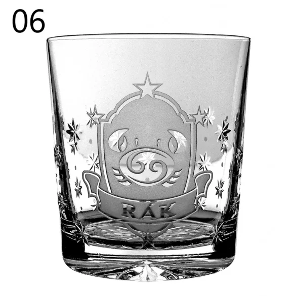 Other Goods * Kristály Horoszkópos whiskys pohár 300 ml (Tos17021)