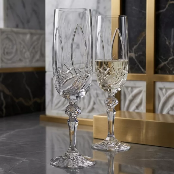 Viola * Kristály Pezsgős pohár 180 ml (M17297)
