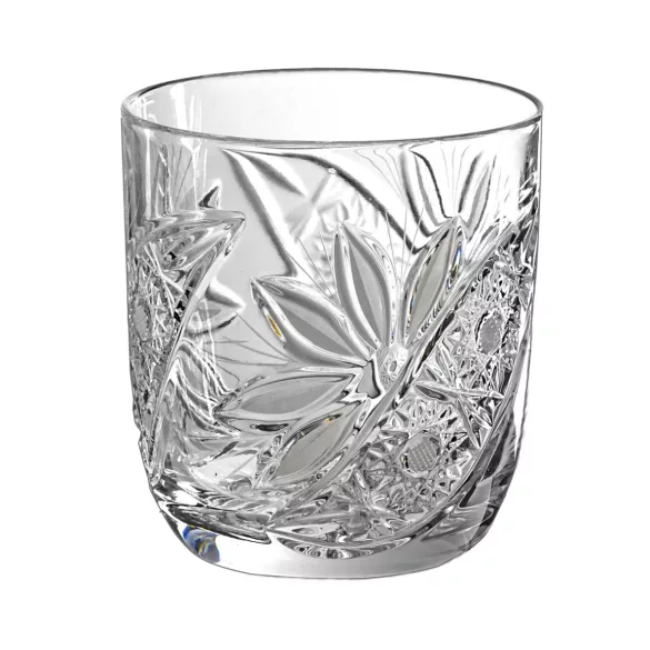 Liliom * Kristály Whiskys pohár 280 ml (Orb17524)