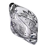 Liliom * Kristály Tál 18 cm (Orb17534)