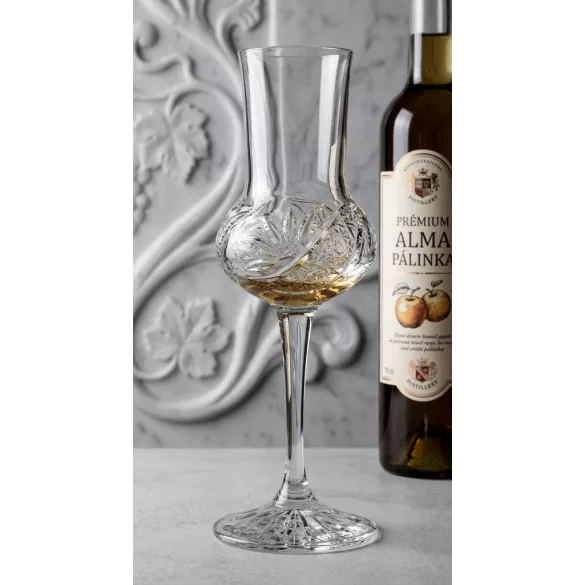 Liliom * Kristály Pálinkás pohár 81 ml (Borm17535)