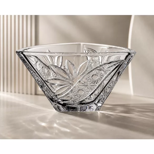 Liliom * Kristály Tál 18 cm (Tri17562)