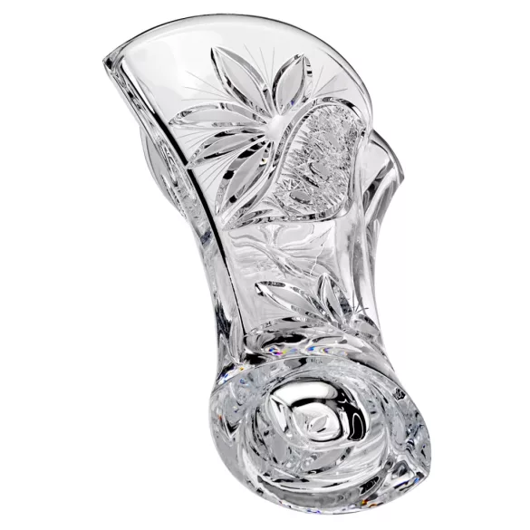 Liliom * Kristály X váza 30,5 cm (Smi17569)