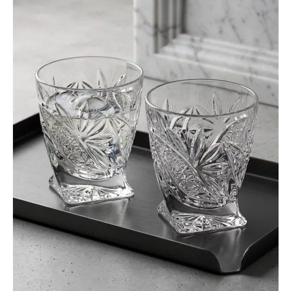 Liliom * Kristály Pálinkás pohár 55 ml (Cs17619)