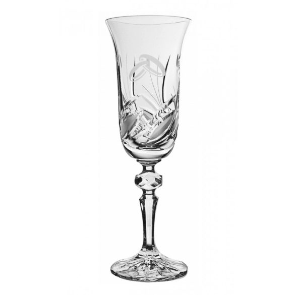 Viola * Kristály Pezsgős pohár 150 ml (LGyű17920)