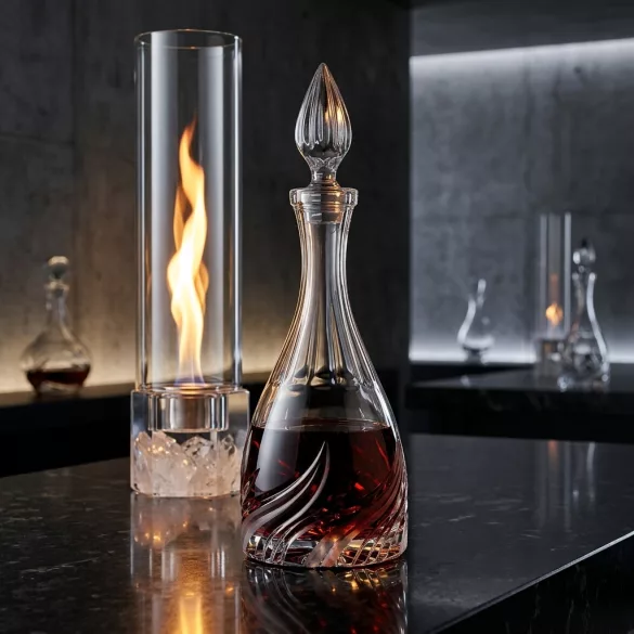 Fire * Kristály Boros üveg 1000 ml (H18666)