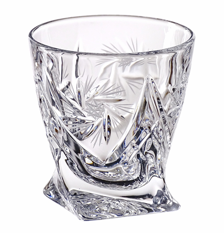 Kristály pálinkás pohár Black Crystal