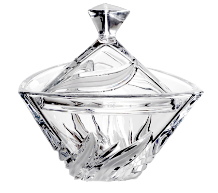 Kristály Bonbonier Black Cyrstal
