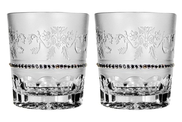 Swarovski kristály pálinkás pohár készlet